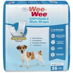 Four Paws Wee Wee Disposable Male Dog Wraps X Small/Small