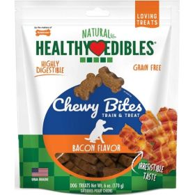 Nylabone Natural Healthy Edibles Bacon Chewy Bites Dog Treats