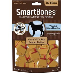 SmartBones Peanut Butter Dog Chews (size: Mini)