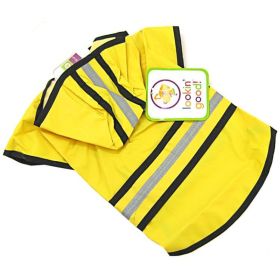 Fashion Pet Rainy Day Dog Slicker (Color: Yellow, size: Small (10")