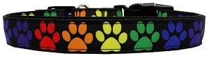 Rainbow Paws Nylon Dog Collar (Color/Size: LG)