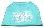 Dirty Dogs Screen Print Shirt (Color/Size: Aqua Lg)