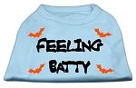 Feeling Batty Screen Print Shirts (Color/Size: Baby Blue Lg)