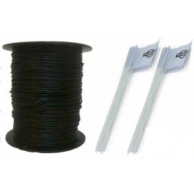 Essential Pet Heavy Duty In Ground Fence Wire and Flag Kit (size: 1000 Feet)